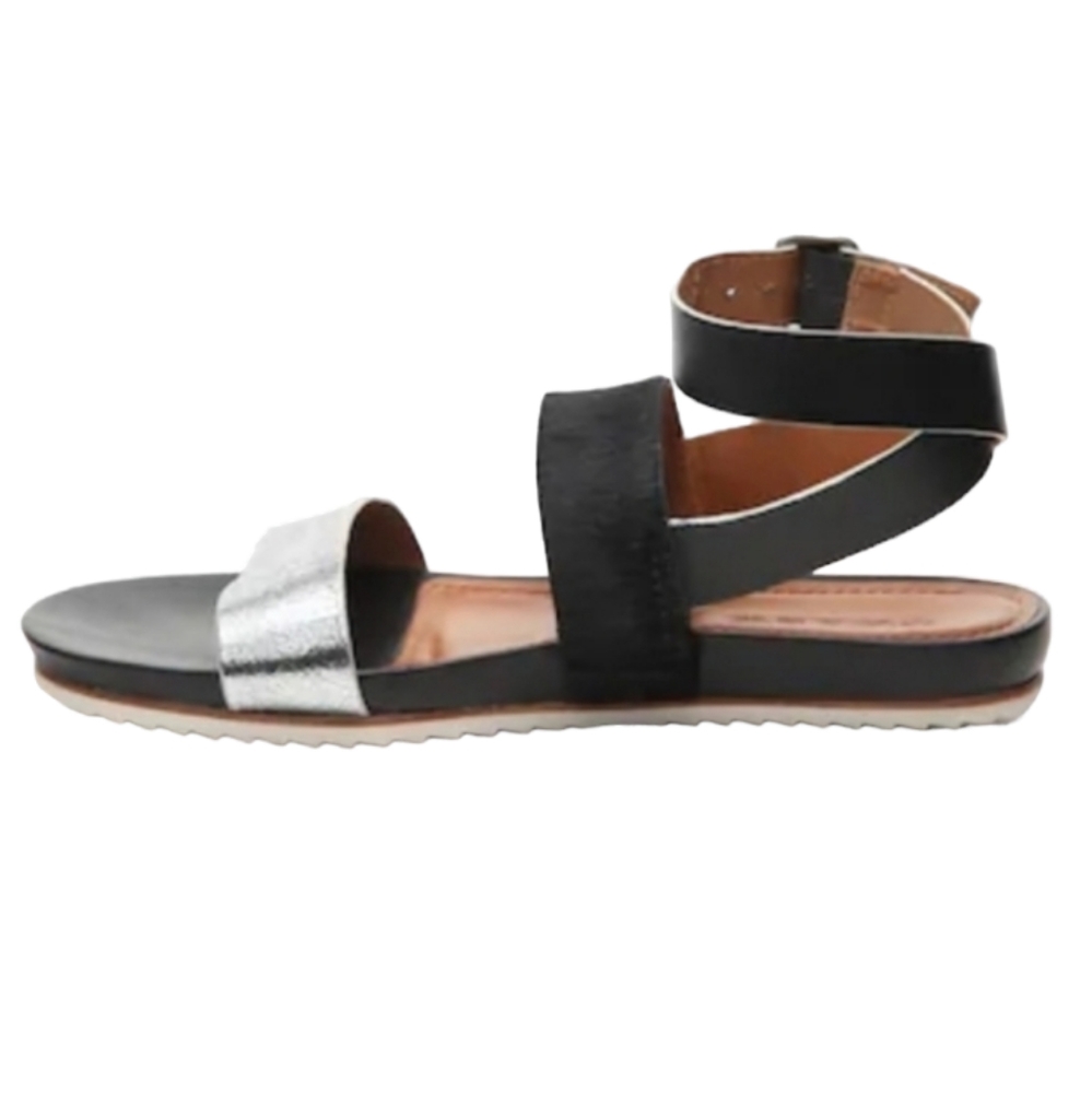 Trask Black and Silver Women's Sandals